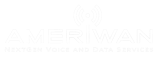 Ameriwan Logo - White